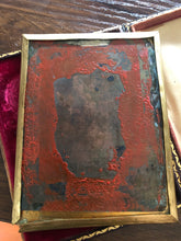 Load image into Gallery viewer, 1/4 Group Daguerreotype by Howe of Portland Maine, Top Hat Man & Two Women