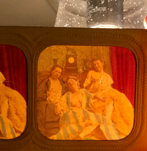 Load image into Gallery viewer, Very Rare Erotic Tissue Stereoview - Nude French Women! Antique 3D Photo