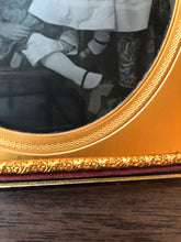 Load image into Gallery viewer, Beautiful Antique Photo Victorian Children Boy & Little Girl Holding Keys 1850s