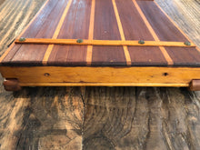 Load image into Gallery viewer, Large, Carved Wood Vintage Photo Album - Great Dane Dog - 1950s Kitsch Folk Art