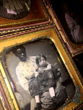 Load image into Gallery viewer, daguerreotype lot tennessee family w black nanny slave tinted doll pre civil war