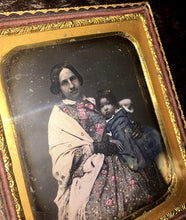 Load image into Gallery viewer, daguerreotype lot tennessee family w black nanny slave tinted doll pre civil war