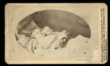 Load image into Gallery viewer, Double Post Mortem CDV Photo / Sisters Murdered by Father in 1872