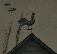 Load image into Gallery viewer, Full Plate Tintype Photo POPE & SONS Storefront Sign + Rooster Weather Vane Rare