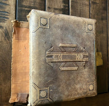 Load image into Gallery viewer, Antique Leather Photo Album & San Francisco Cabinet Cards