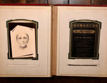 Load image into Gallery viewer, Antique Ohio album funeral mourning cabinet photos and CDVs