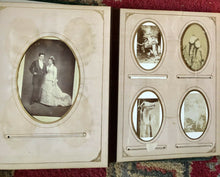 Load image into Gallery viewer, Antique Album Mix 74 CDV Tintype Cabinet Card Other Photos Military / Soldiers