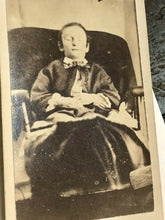 Load image into Gallery viewer, 1860s Post Mortem Photo with Genealogy Info, Civil War Tax Stamp