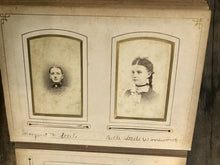 Load image into Gallery viewer, Nice Leather Album Many ID'd People Iowa Minnesota New York CDV Cabinet Photos