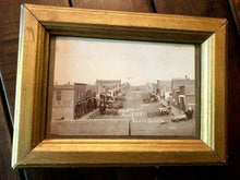 Load image into Gallery viewer, Antique Photo Street Scene Alcester South Dakota Storefronts Signs Framed