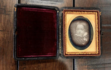 Load image into Gallery viewer, 1850s Daguerreotype ID'd Boy by Portland Maine Photographer Howe, Dated Jan 1857