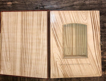 Load image into Gallery viewer, very nice velvet & wood grain gilt page victorian era album for photo storage