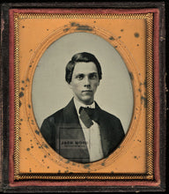 Load image into Gallery viewer, Frank Bell Governor, Nevada State Prison Warden Rare 1850s Ambrotype Political
