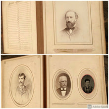 Load image into Gallery viewer, California Pioneers Photo Album CDV Cabinet Cards Tintypes 1860s - 1890s YOLO Co