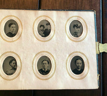 Load image into Gallery viewer, Miniature Album + 66 Gem Tintypes 1860s