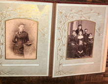 Load image into Gallery viewer, Photo Album Loaded Full w 48 Cabinet Cards & CDVs Tintype 1800s
