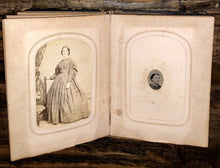 Load image into Gallery viewer, Civil War Era Album Tintypes CDV Photos Tax Stamps IDs
