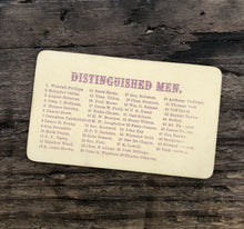 Load image into Gallery viewer, 1800s CDV 50 "Distinguished Men" Famous Political Authors Civil War Generals ++