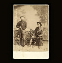 Load image into Gallery viewer, Antique Photo Hunters with Rifles & Dog - Back from Hunting Trip, Canada 1883