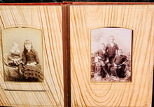 Load image into Gallery viewer, 44A nice antique Victorian album & mirror doll cabinet cards New York