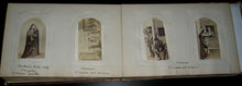 Load image into Gallery viewer, Beautiful Antique Italian CDV Album with 56 Art and Religious Scenes Many Rare