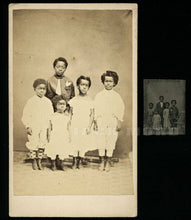 Load image into Gallery viewer, Incredible Photo Pair! Black / African American Children - Freed Slaves? 1860s