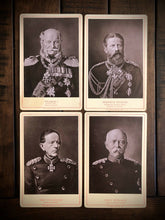 Load image into Gallery viewer, Lot of Antique 1800s German Political Royalty Military Figures 1887