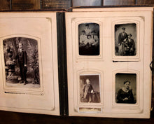 Load image into Gallery viewer, Victorian photo album cabinet cards tintypes CDV Pennsylvania