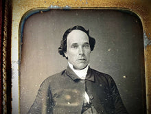 Load image into Gallery viewer, Scholarly Man with Books Walking Cane? Wisconsin Estate, Sealed Daguerreotype