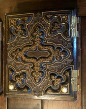 Load image into Gallery viewer, Antique Civil War Era Photo Album 6x5 - 1860s 1863 Patent Date