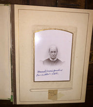 Load image into Gallery viewer, Antique Photo Album Fogg Hill Dutton - Tintype Cabinet Card Post Mortem Many IDs