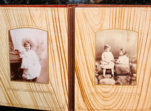 Load image into Gallery viewer, 44A nice antique Victorian album & mirror doll cabinet cards New York