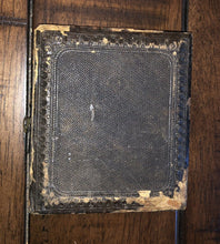 Load image into Gallery viewer, Antique 1860s Ambrotype Photo Of Armed Civil War Soldier Holding Painted Sword