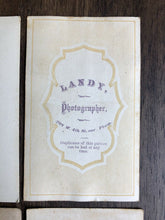 Load image into Gallery viewer, 1860s CDV Photos Civil War Missouri Iowa Minnesota Sewing Machine Advertising