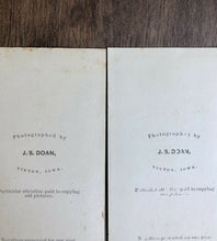 Load image into Gallery viewer, 1860s CDV Photos Civil War Missouri Iowa Minnesota Sewing Machine Advertising