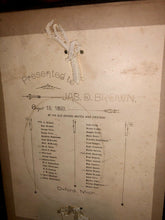 Load image into Gallery viewer, LARGE leather Victorian photo album brown family of Michigan cdv