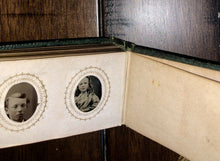 Load image into Gallery viewer, Miniature Photo Album 48 Gem Tintypes Men Women Children 1860s 1870s FULL, VG