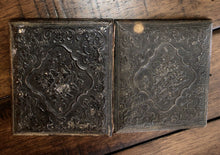 Load image into Gallery viewer, Neff’s Patent 1850s 1/6 Tintype Man Wearing Heavy Hunting Or Military? Coat