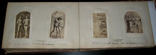 Load image into Gallery viewer, Beautiful Antique Italian CDV Album with 56 Art and Religious Scenes Many Rare