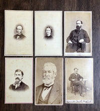 Load image into Gallery viewer, 1860s CDV Photos Civil War Missouri Iowa Minnesota Sewing Machine Advertising