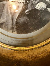 Load image into Gallery viewer, 1860s GERMON Large Albumen Photo in Wall Frame ID'd Naval Commander Died ON Ship