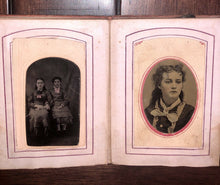 Load image into Gallery viewer, Tintype Photo Album from Tennessee Estate 1860s 1870s