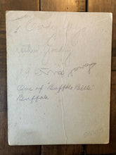 Load image into Gallery viewer, Rare Antique 1900s Photo Buffalo Bill Cody Wild West Show Buffalo Wyoming 1905