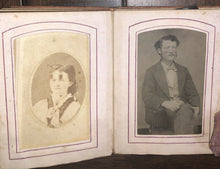Load image into Gallery viewer, Tintype Photo Album from Tennessee Estate 1860s 1870s