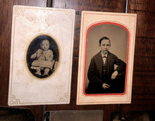 Load image into Gallery viewer, Antique / 1800s Tintype Photo Lot - All Children Boys And Girls 1870s - 1890s