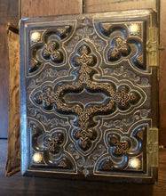 Load image into Gallery viewer, Antique Civil War Era Photo Album 6x5 - 1860s 1863 Patent Date