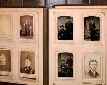 Load image into Gallery viewer, Victorian photo album cabinet cards tintypes CDV Pennsylvania
