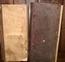 Load image into Gallery viewer, FOUR large oblong antique victorian photo albums some kansas many ids genealogy