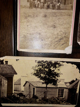 Load image into Gallery viewer, Civil War CDV Photos Outdoor Street Scenes Buildings Black Men 1860s Indiana