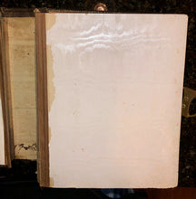 Load image into Gallery viewer, large leather album and 56 antique photos